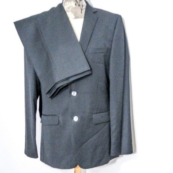 Lorenzo Uomo Other - L'uomo Italy 2 Piece Suit Sz 44r Grey
